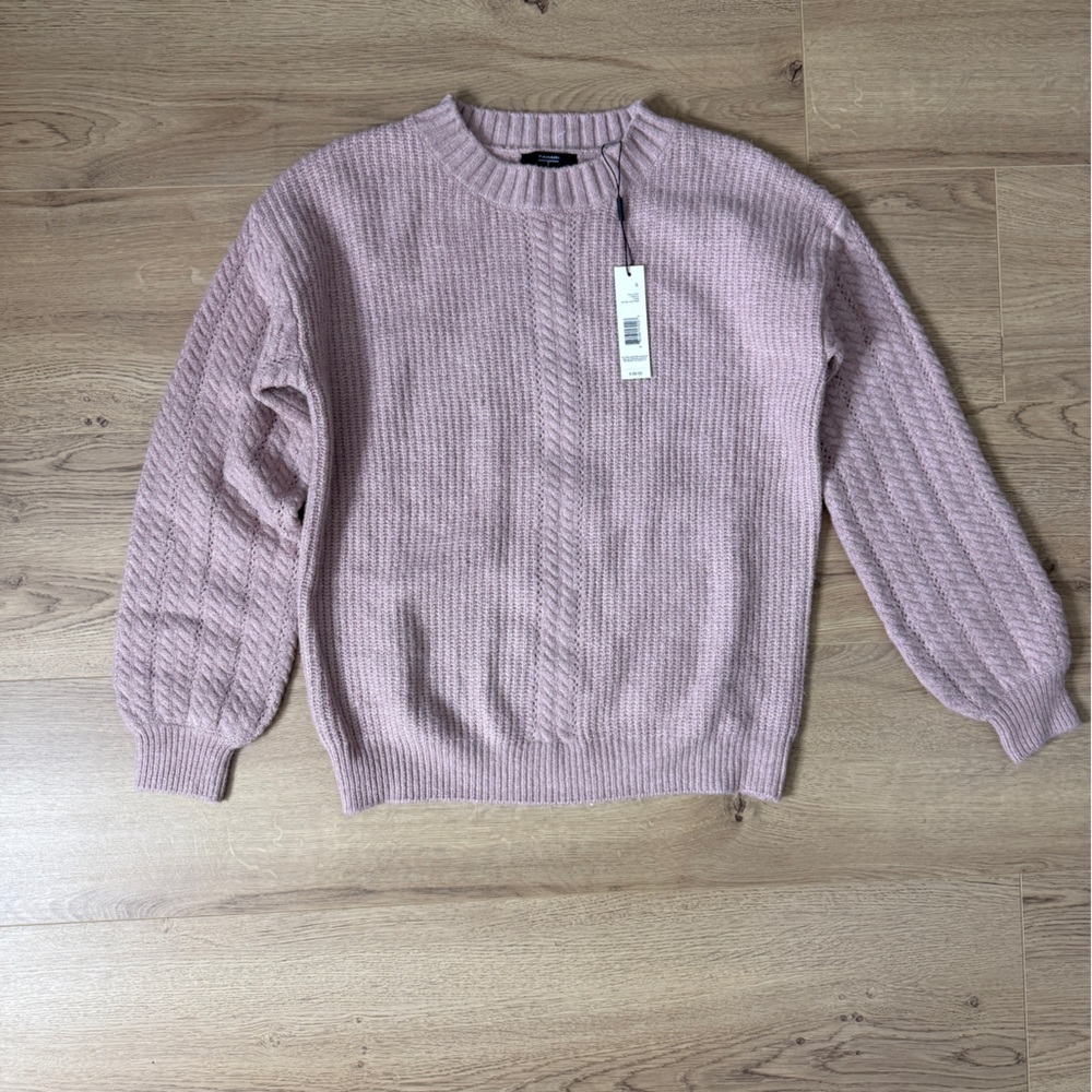 Tahari Pink Knit Sweater S